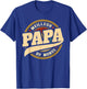 Father's Day Gift Vintage Best Dad In The World T-Shirt - T-Shirt | Royal