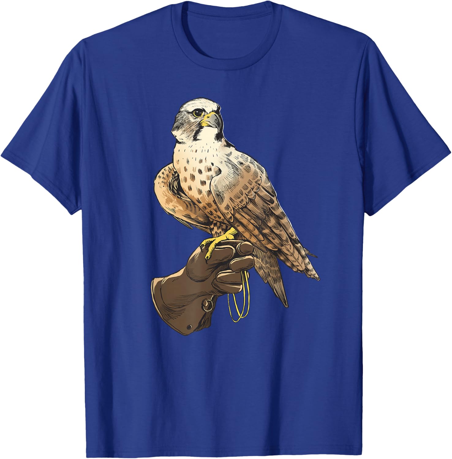 Funny Falcon with Falcon Graphic Women Children , black T-Shirt - T-Shirt | Royal