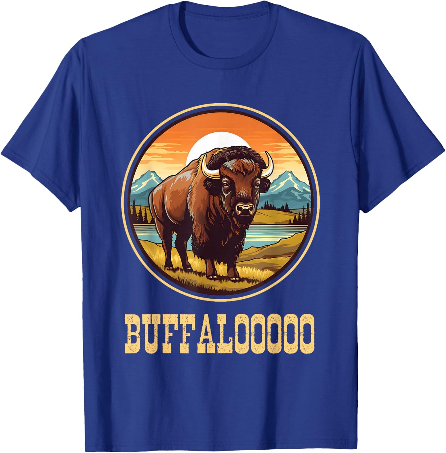 Lucky Buffalo Lucky Casino Shirt Slot Machine T-Shirt - T-Shirt | Royal