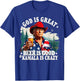 Trump: God is great, beer is good and Kamala is crazy T-Shirt - T-Shirt | Royal