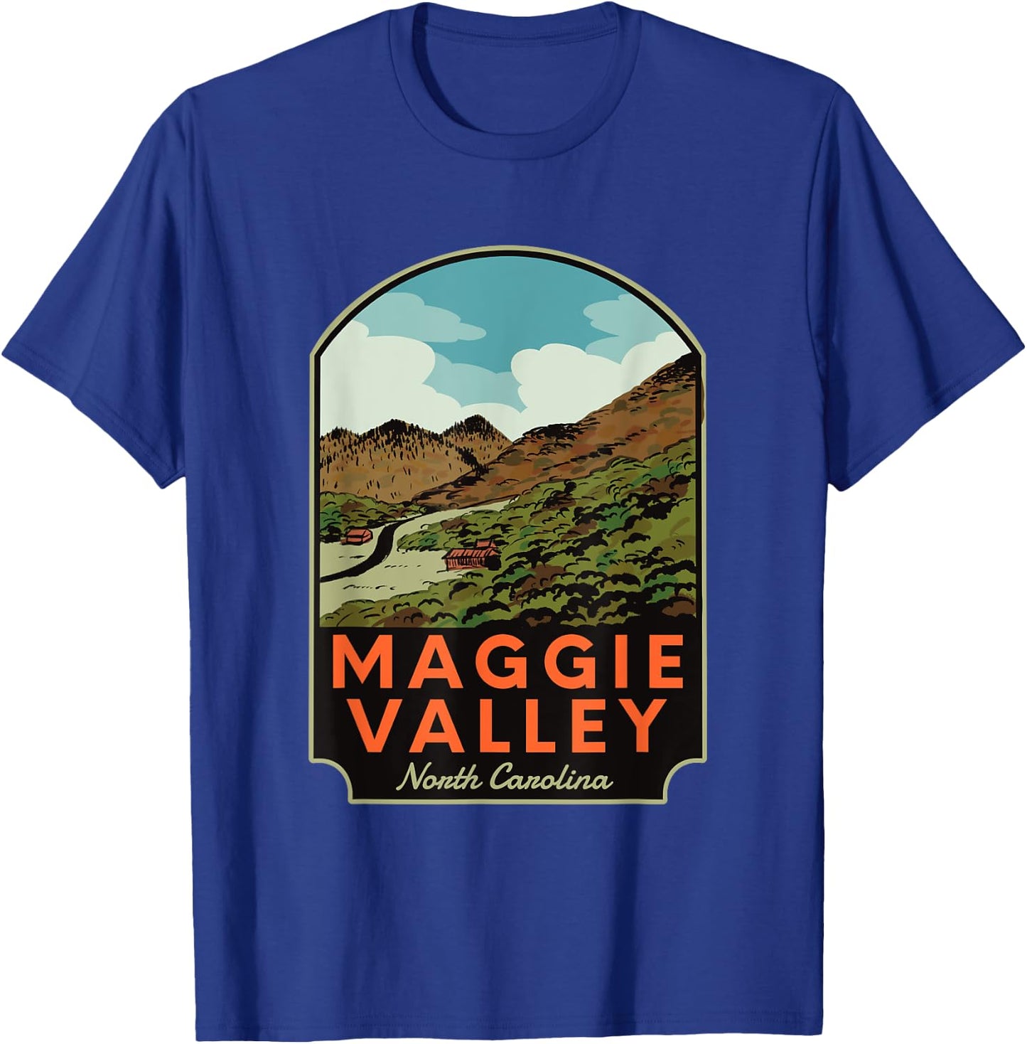 Maggie Valley North Carolina T-Shirt - T-Shirt | Royal
