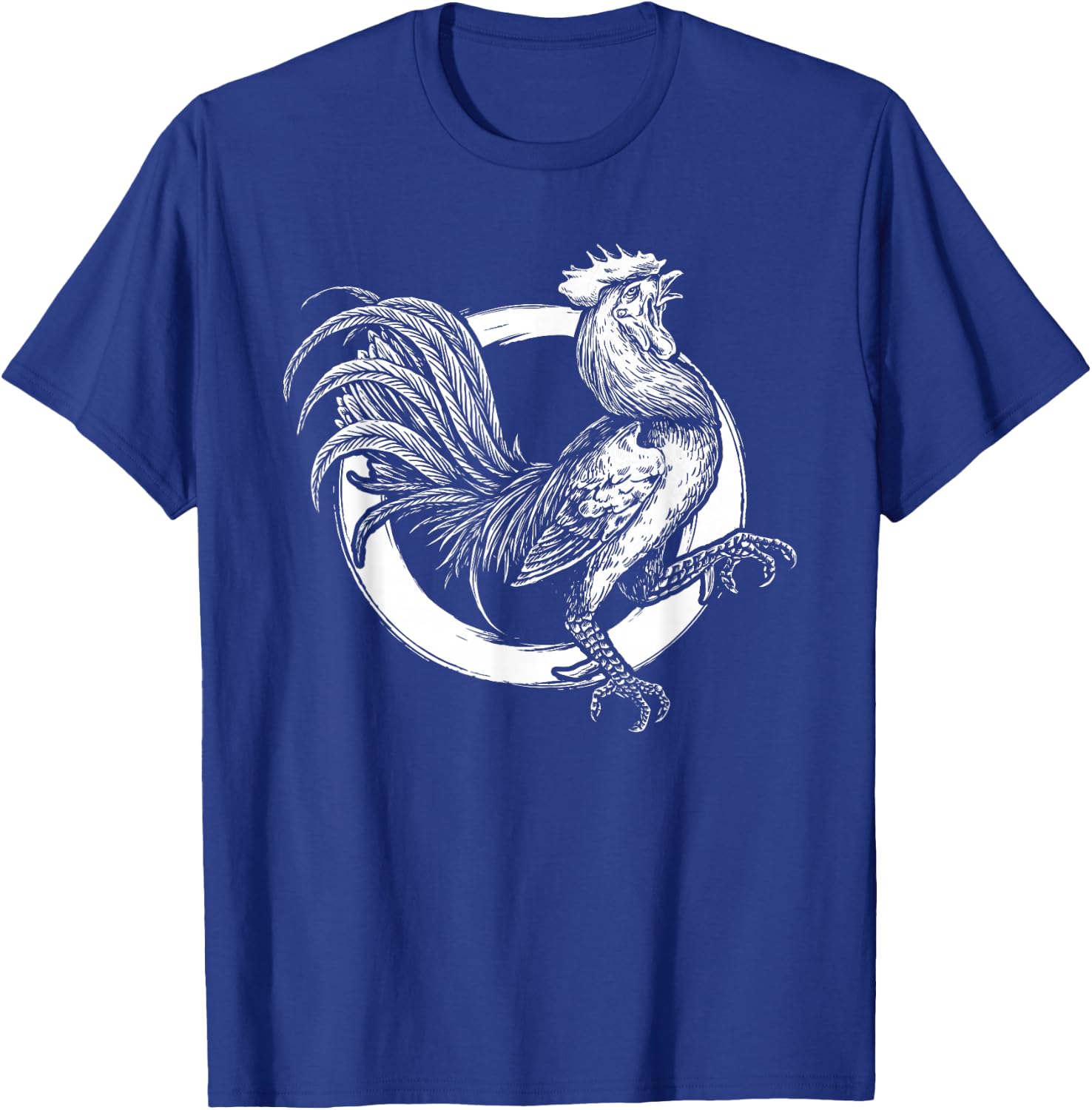 Red Rooster Chicken Cockfighting Fighting Cocks Cockerel T-Shirt - T-Shirt | Royal