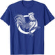 Red Rooster Chicken Cockfighting Fighting Cocks Cockerel T-Shirt - T-Shirt | Royal