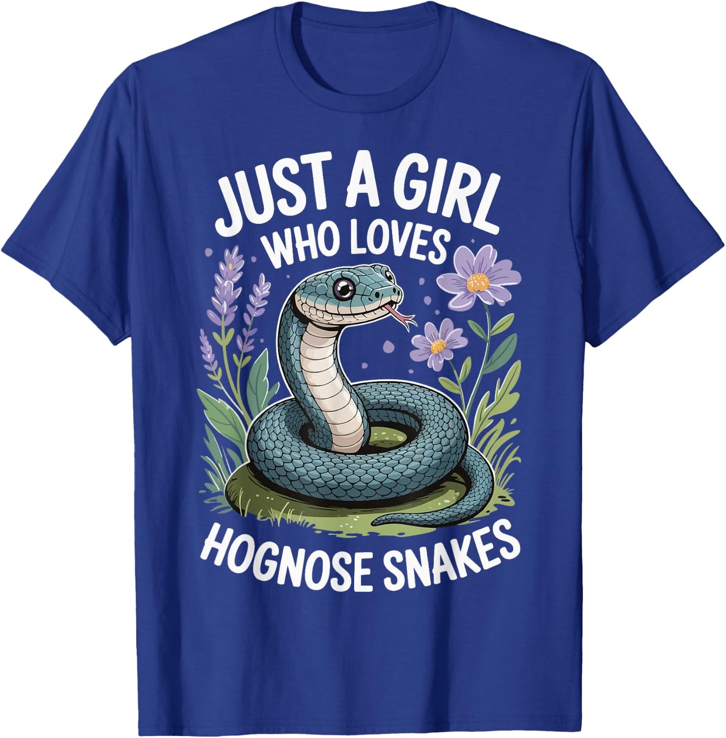 Just A Girl Who Loves Hognose Snakes T-Shirt - T-Shirt | Royal