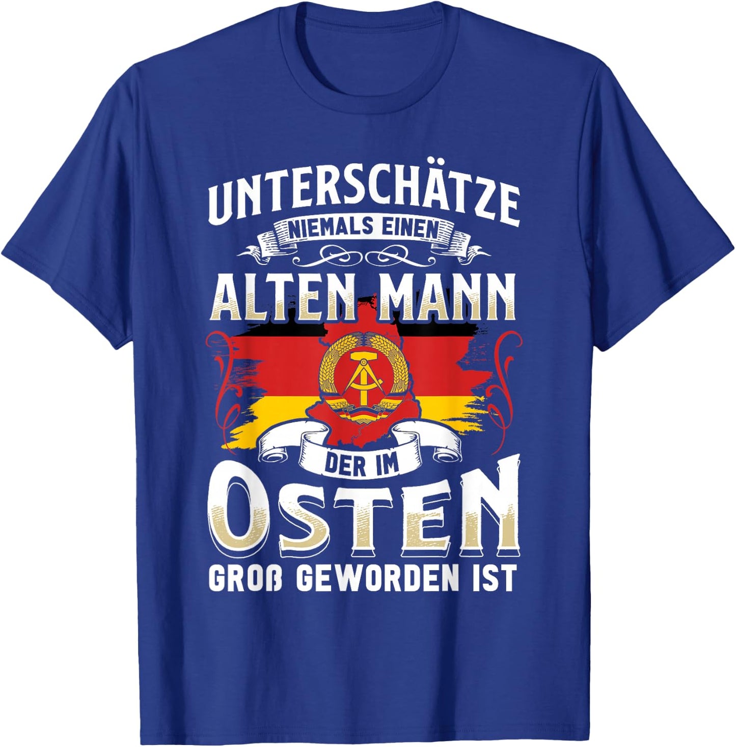 Ossi Gift Men Women East Germany NVA East GDR T-Shirt - T-Shirt | Royal