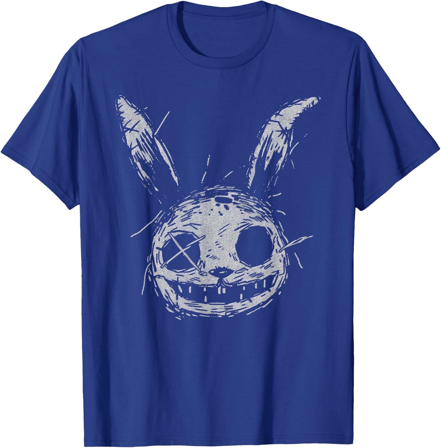Evil Scary Bunny Rabbit Alt Goth Grunge Horror Aesthetic T-Shirt - T-Shirt | Royal