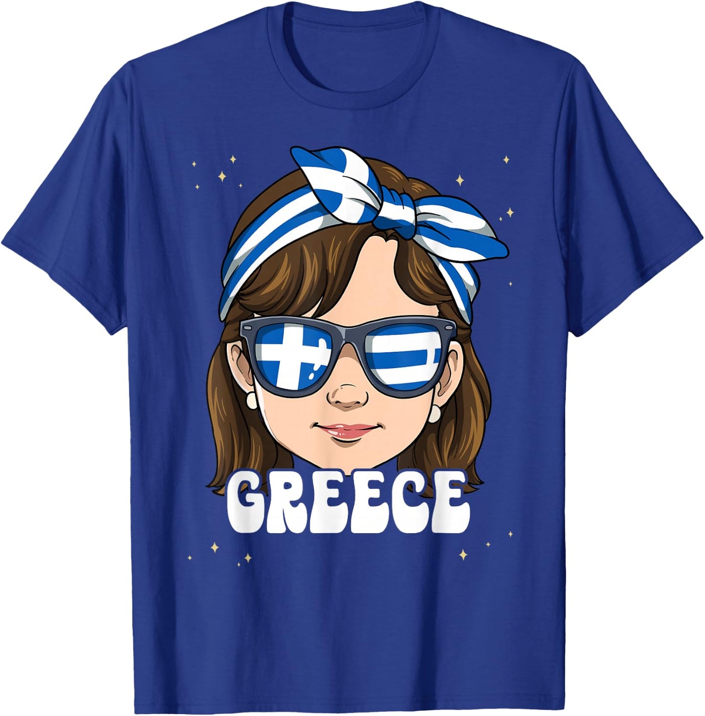 Greek Girl Griechenland T-Shirt - T-Shirt | Royal