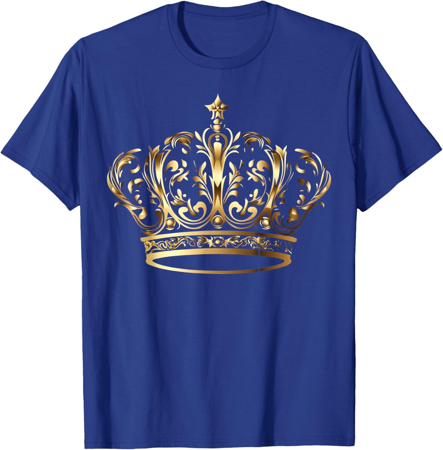 Prince Princess King Queen Crown Novelty Design T-Shirt - T-Shirt | Royal
