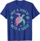 Sea Turtle Skip a Straw Save a Turtle T-Shirt - T-Shirt | Royal