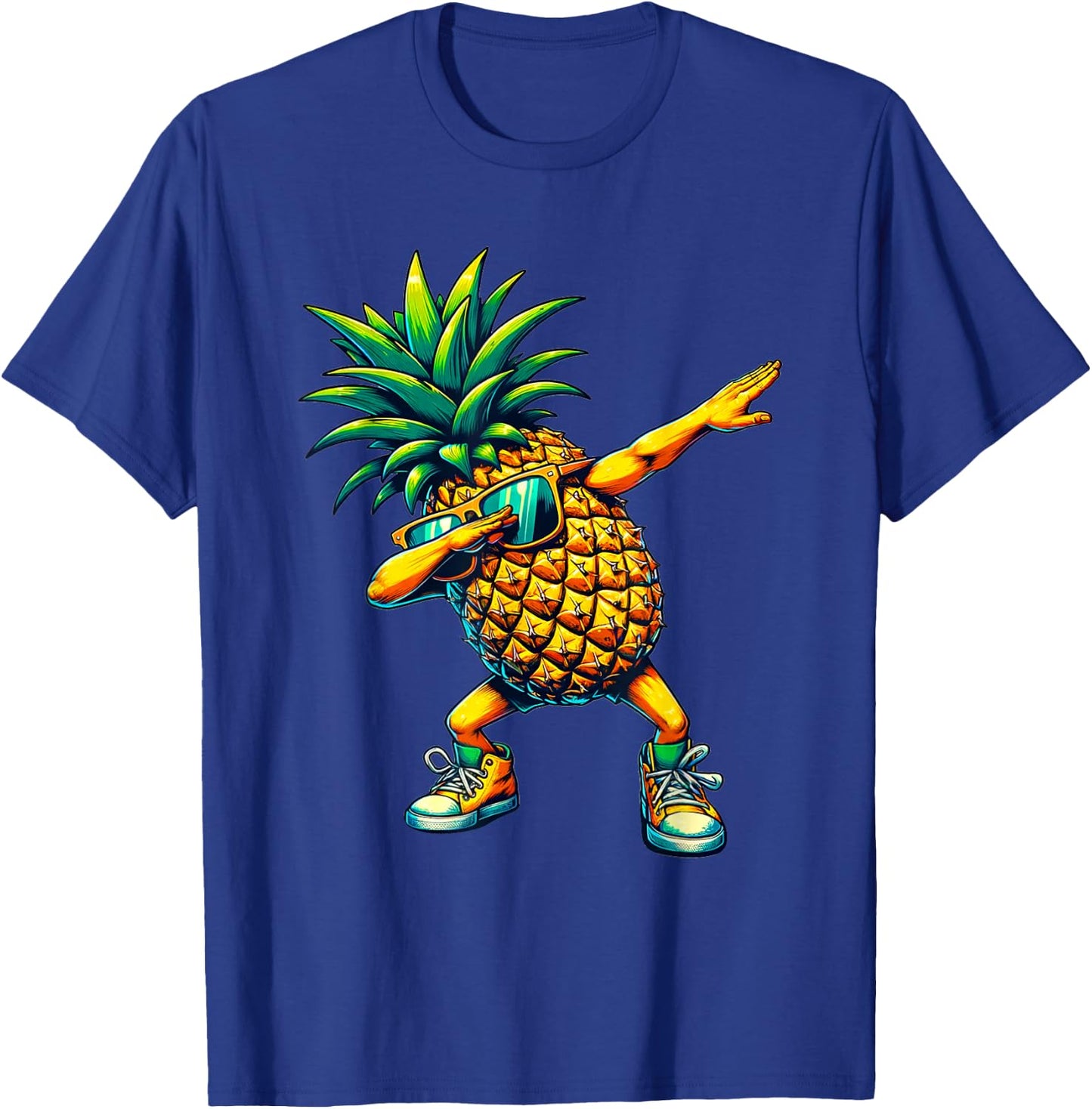 Tamponner l’ananas | Ananas drôle avec motif de fruits T-Shirt - T-Shirt | Royal