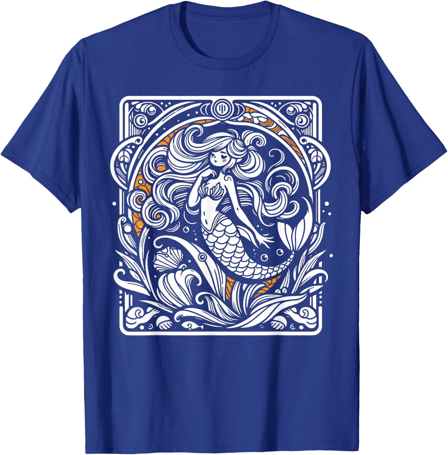Tarot Card Reading Dark Magic Fortune Telling Mermaid T-Shirt - T-Shirt | Royal