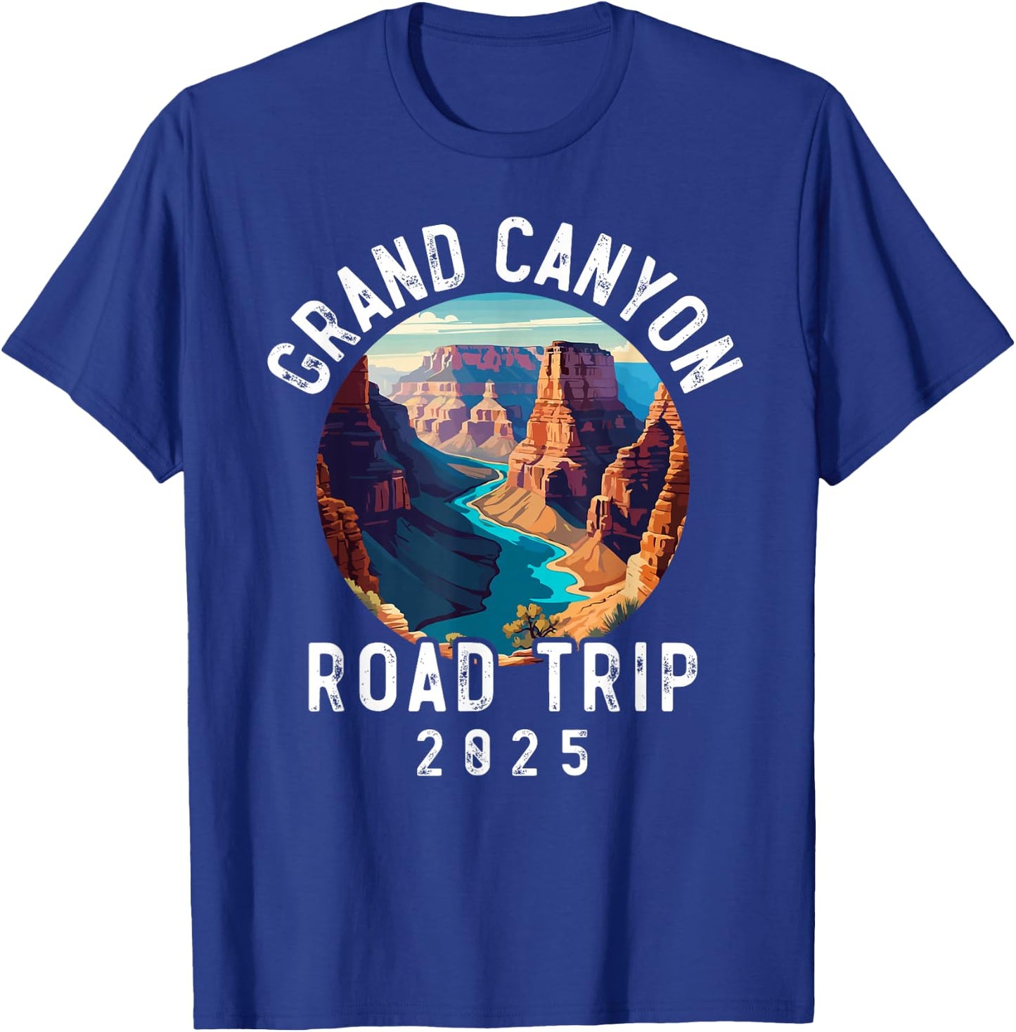 Grand Canyon National Park, Family Souvenir Road Trip 2025 T-Shirt - T-Shirt | Royal