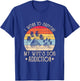 Vintage I Work To Support My Wife's Dog Addiction Pet Lover Men Women T-Shirt - T-Shirt | Royal
