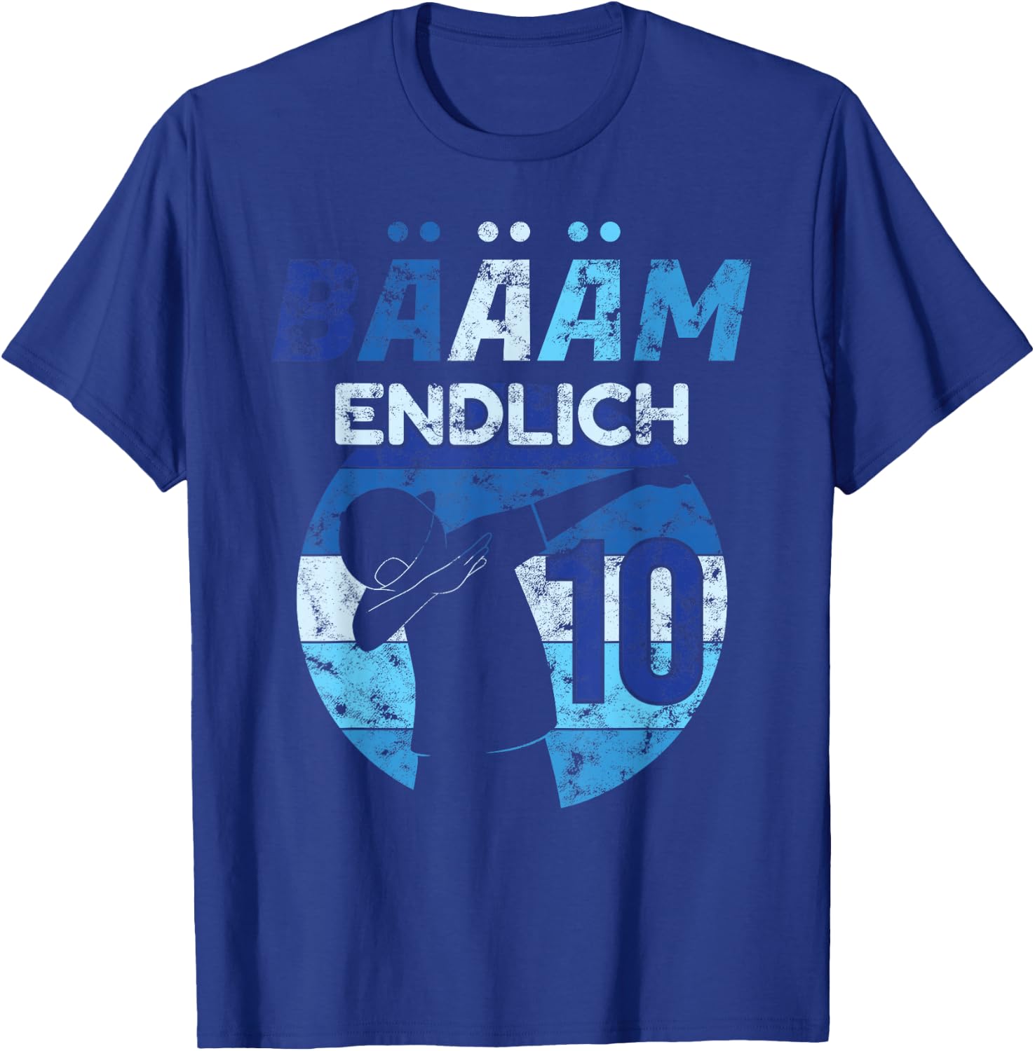 10th Birthday 10 Years Boy Dance Dab Music Finally Party T-Shirt - T-Shirt | Royal