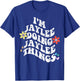 Personalized Name Mothers Day outfit Retro Groovy Im Jaylee Doing Jaylee Things Funny Mother's T-Shirt - T-Shirt | Royal