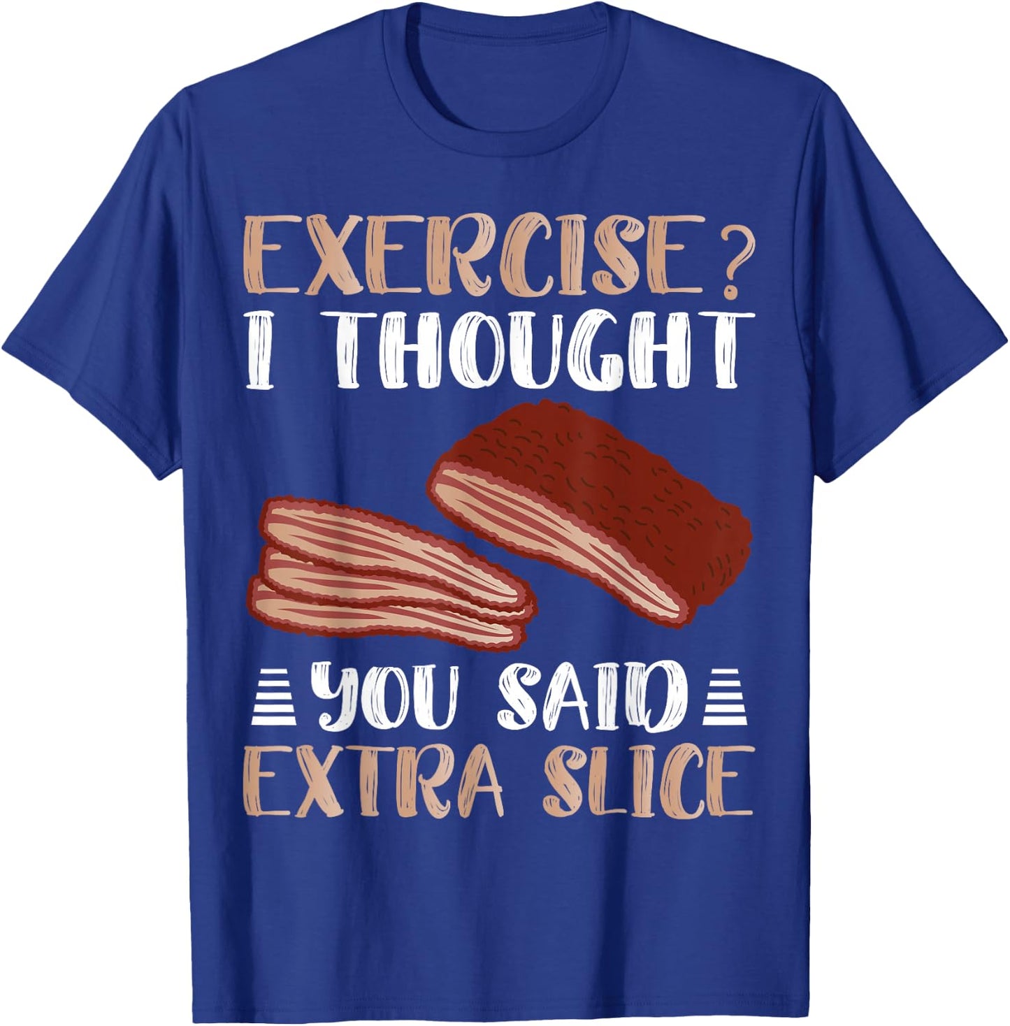 Brisket Funny Beef Grilling Cow Meat BBQ T-Shirt - T-Shirt | Royal