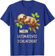 Sloth Sleep Shirt Ultimate Pyjamas Nightdress Gift , black T-Shirt - T-Shirt | Royal