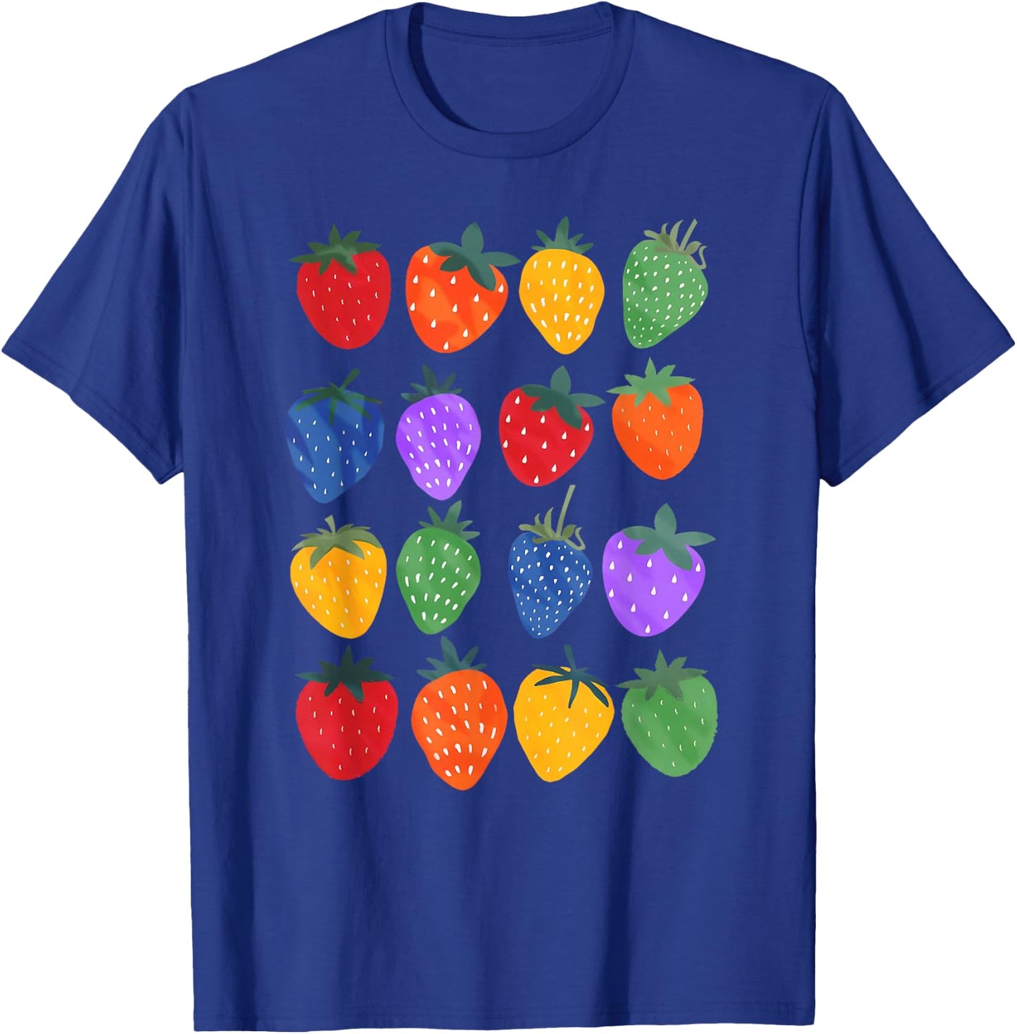 Strawberry Rainbow LGBT Lesbian Gay Bisexual Trans Pride T-Shirt - T-Shirt | Royal