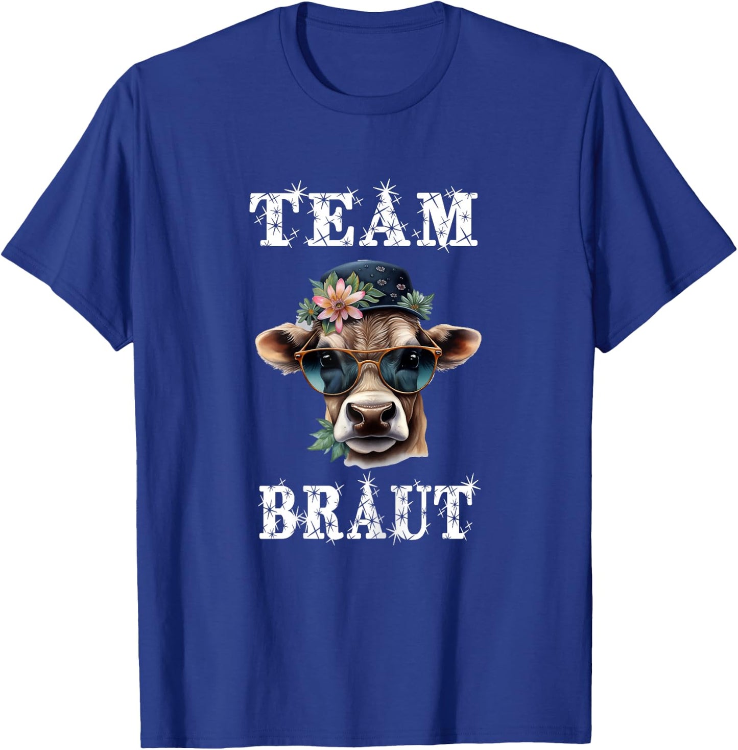JGA Team Braut Kuh JGA Junggesellinnenabschied T-Shirt - T-Shirt | Royal
