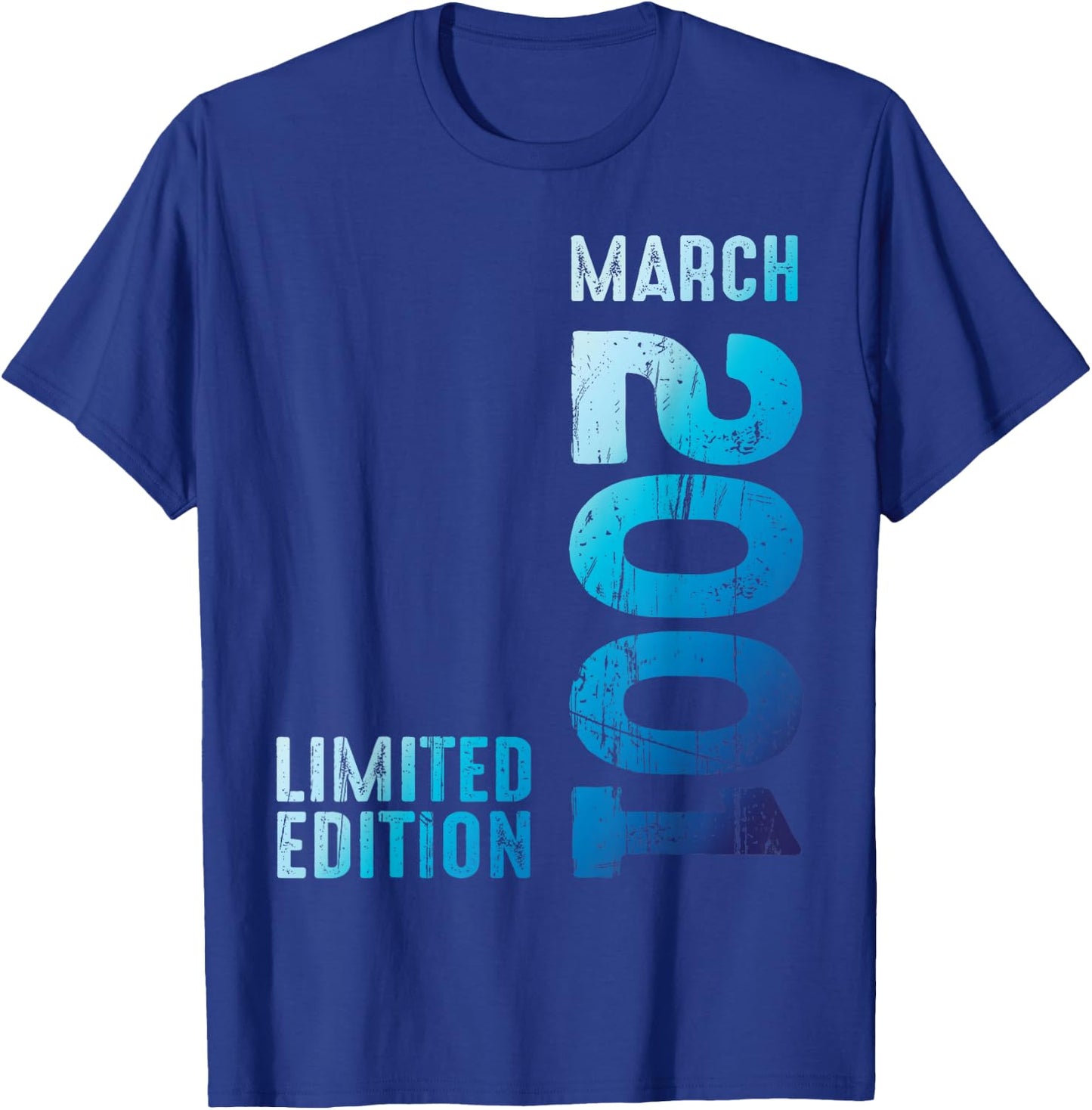 Seit März 2001 Jahr 2001 Retro 2001 Vintage 2001 Edition T-Shirt - T-Shirt | Royal