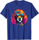 Wasserfarben Farbenfroher Pudel Hunde T-Shirt - T-Shirt | Royal