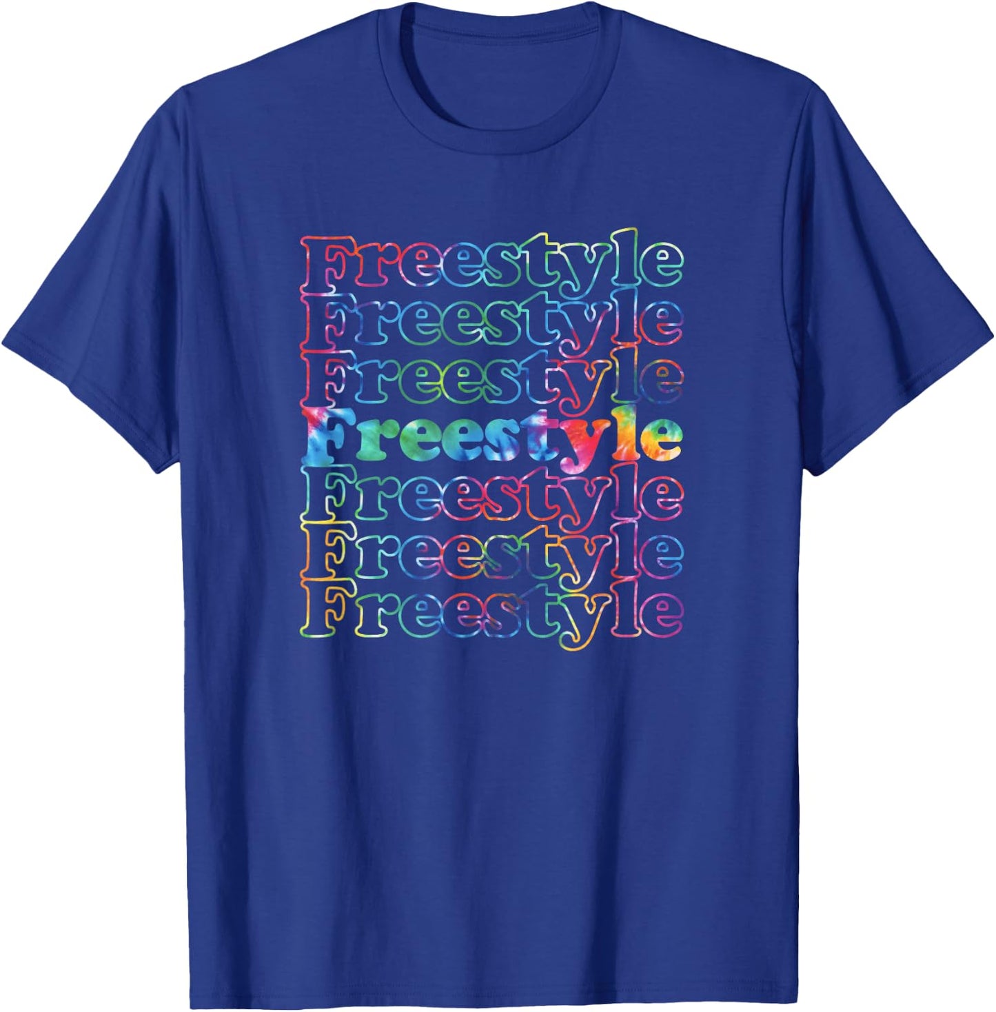 Freestyle Music Tie Dye T-Shirt - T-Shirt | Royal