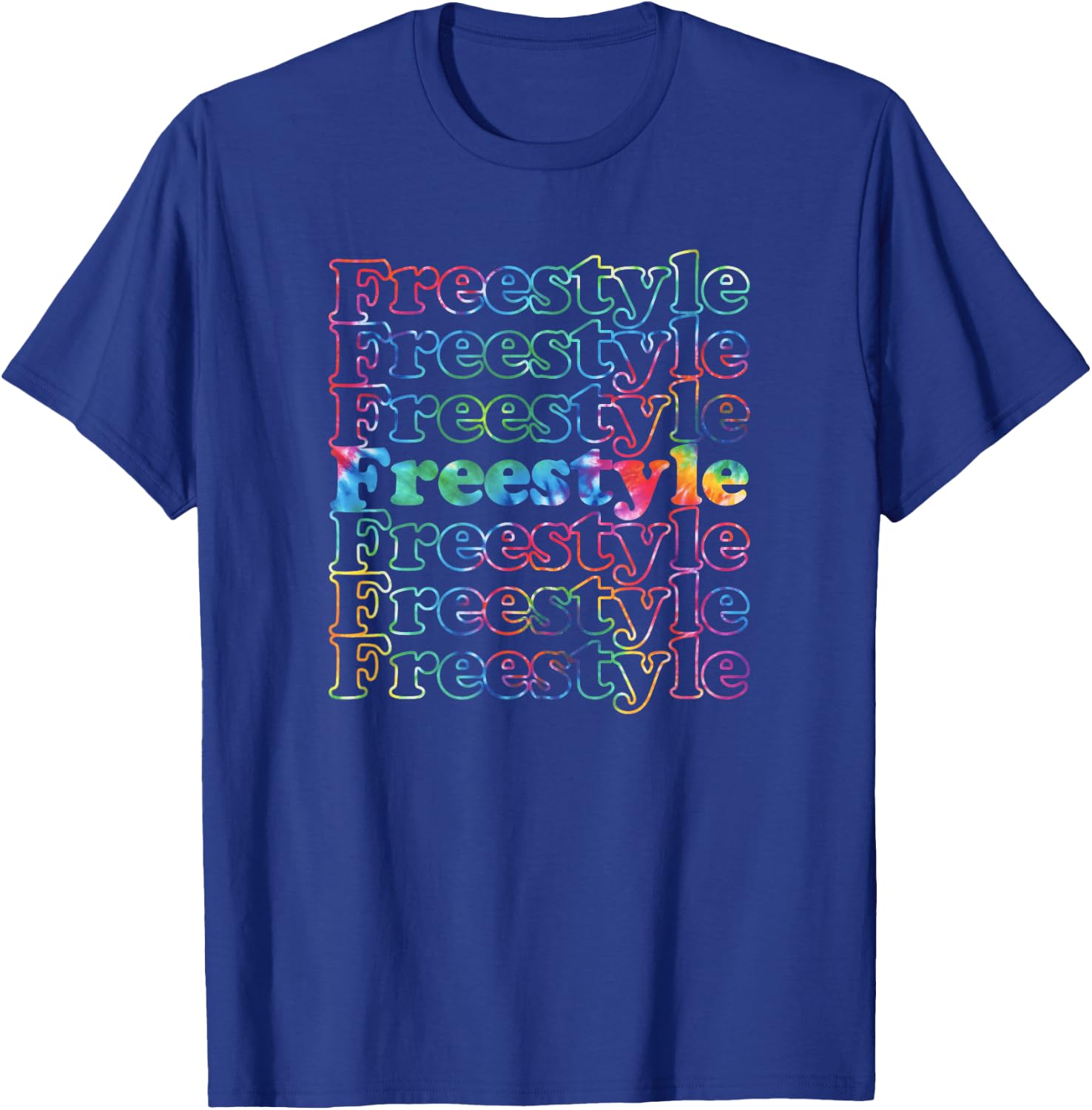 Freestyle Music Tie Dye T-Shirt - T-Shirt | Royal