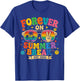 Forever On Summer Break 2026 Retirement Retired Teacher T-Shirt - T-Shirt | Royal