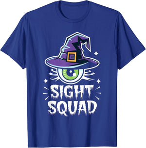 Halloween Optometrist Sight Squad Optometry Eyeball T-Shirt - T-Shirt | Royal