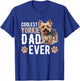 Yorkshire Terrier Dog Yorkie - Coolest Yorkie Dad ever Women Kids T-Shirt - T-Shirt | Royal