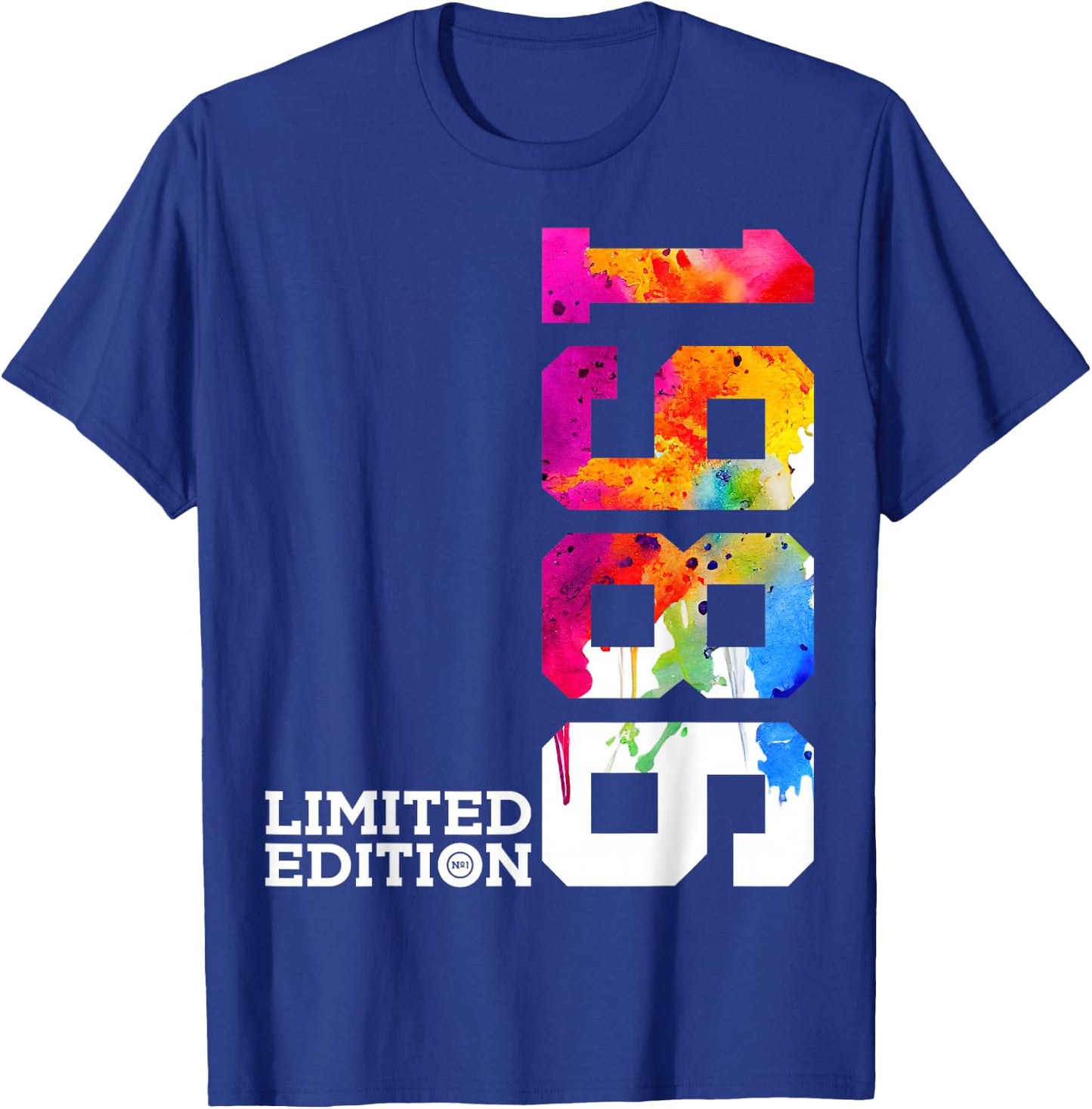 37 Jahre 37th Birthday Limited Edition 1986 , black T-Shirt - T-Shirt | Royal