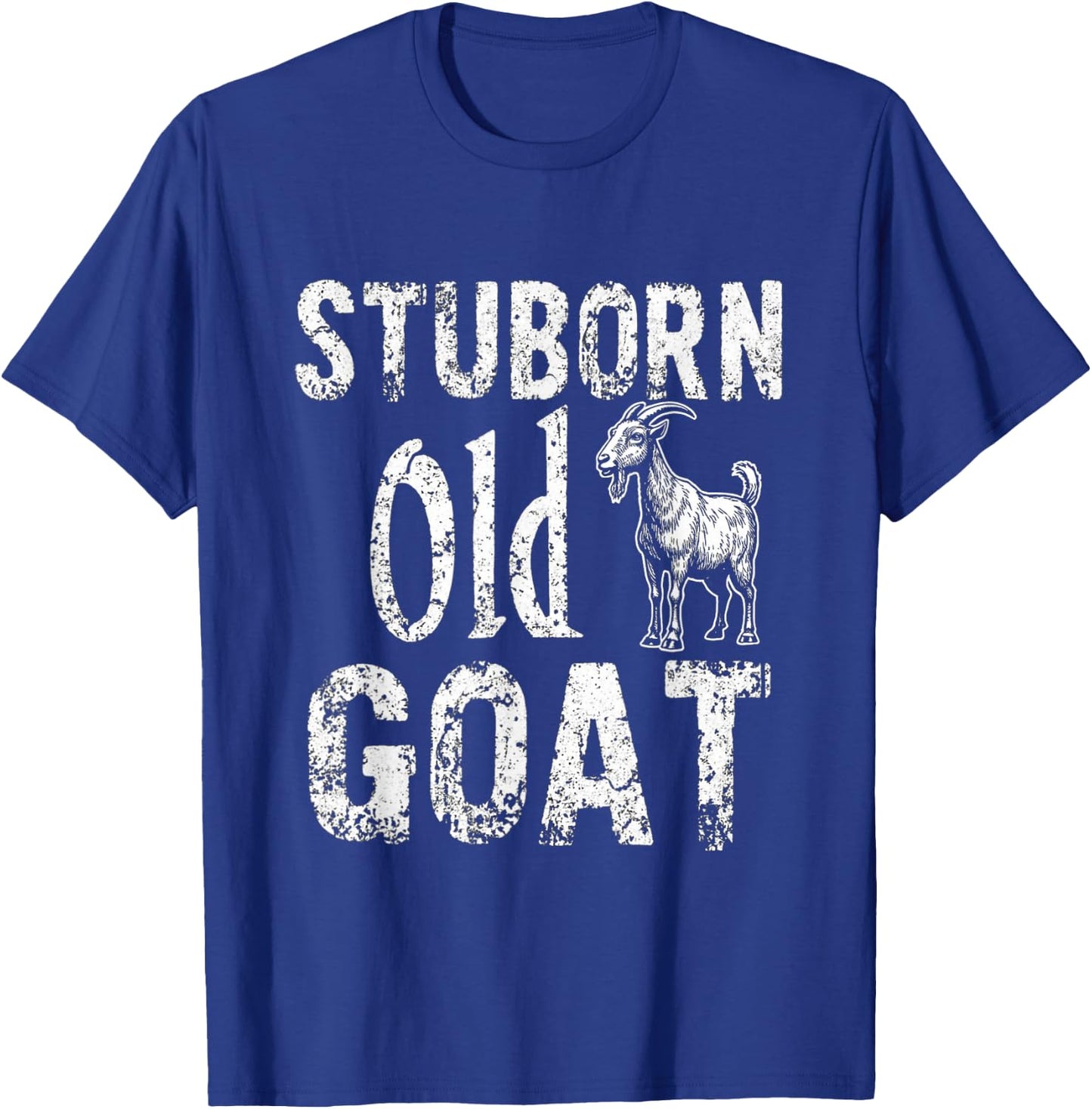 STUBBORN OLD Goat T-Shirt - T-Shirt | Royal
