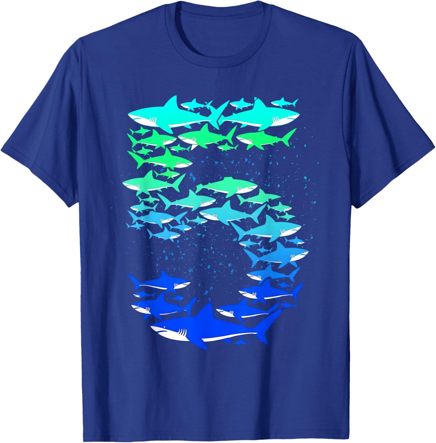 5th Birthday Kids Girls Boys 5 Year Old - Shark Number 5" T-Shirt - T-Shirt | Royal