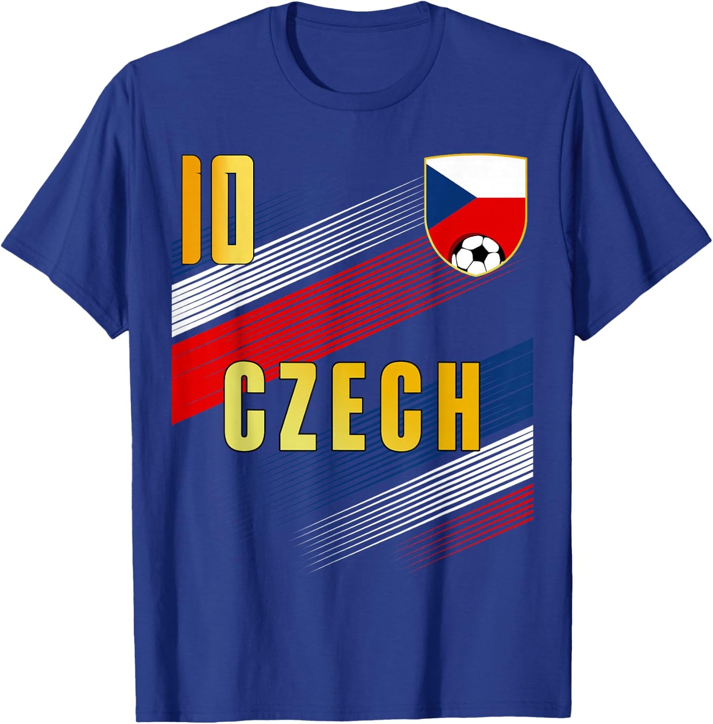 Czech Republic Flag Czechia Pride Lovers T-Shirt - T-Shirt | Royal