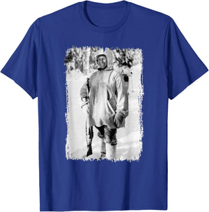 Simo Häyhä, The White Death, Famous Finnish Sniper T-Shirt - T-Shirt | Royal