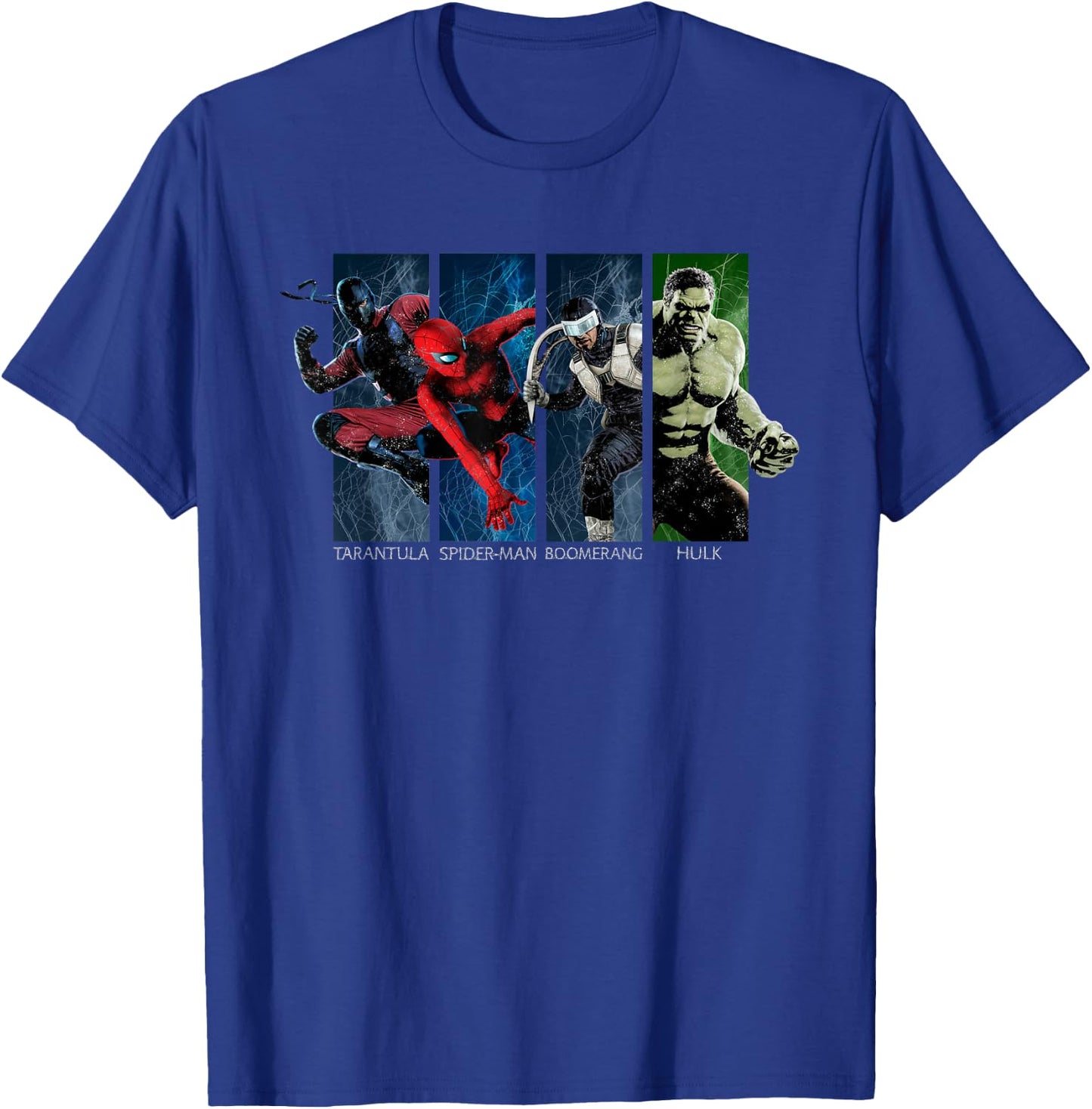 Marvel Studios Spider-Man BND Movie 2026 Heroes and Villains T-Shirt - T-Shirt | Royal