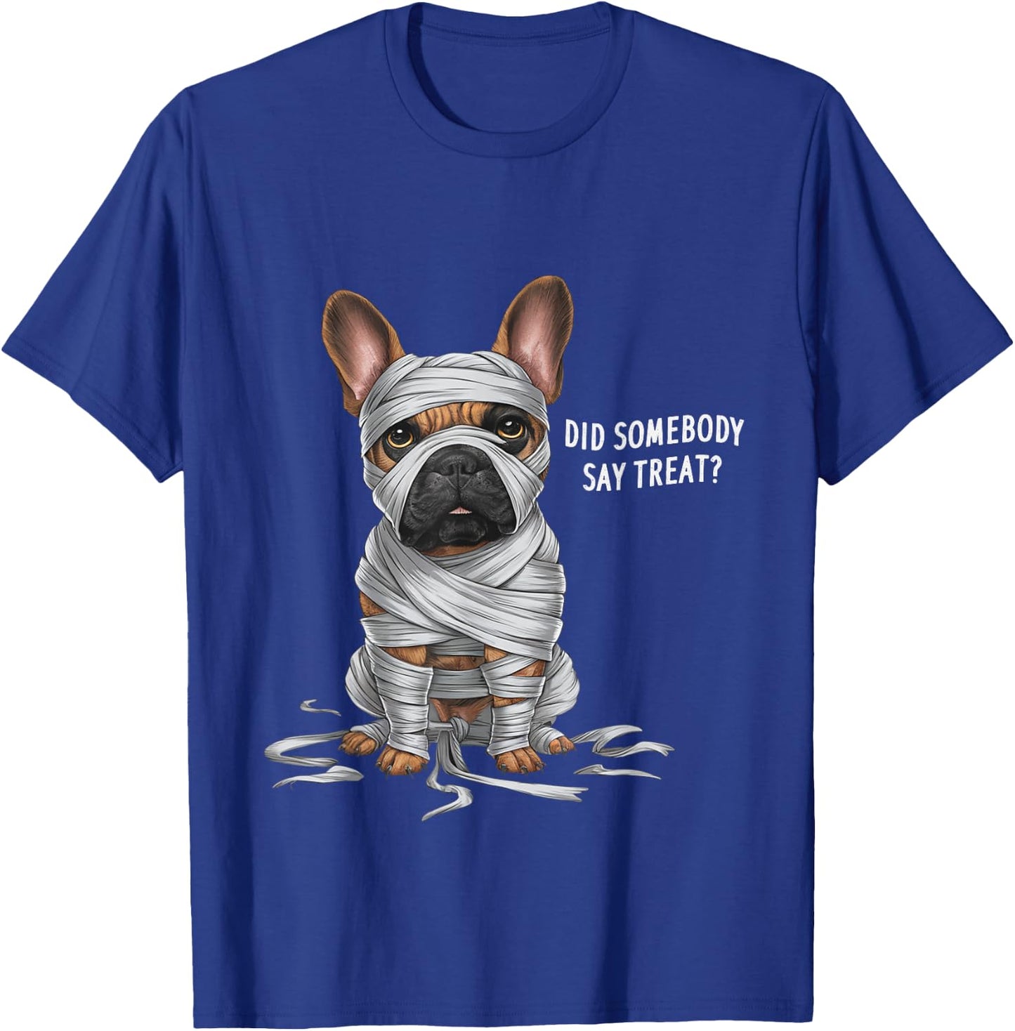 French Bulldog Mummy Halloween Dog T-Shirt - T-Shirt | Royal