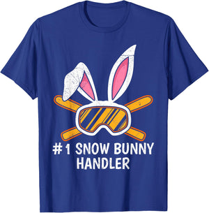 Snow Bunny Handler Number 1 Ski Bunnies Ski Apres Party T-Shirt - T-Shirt | Royal