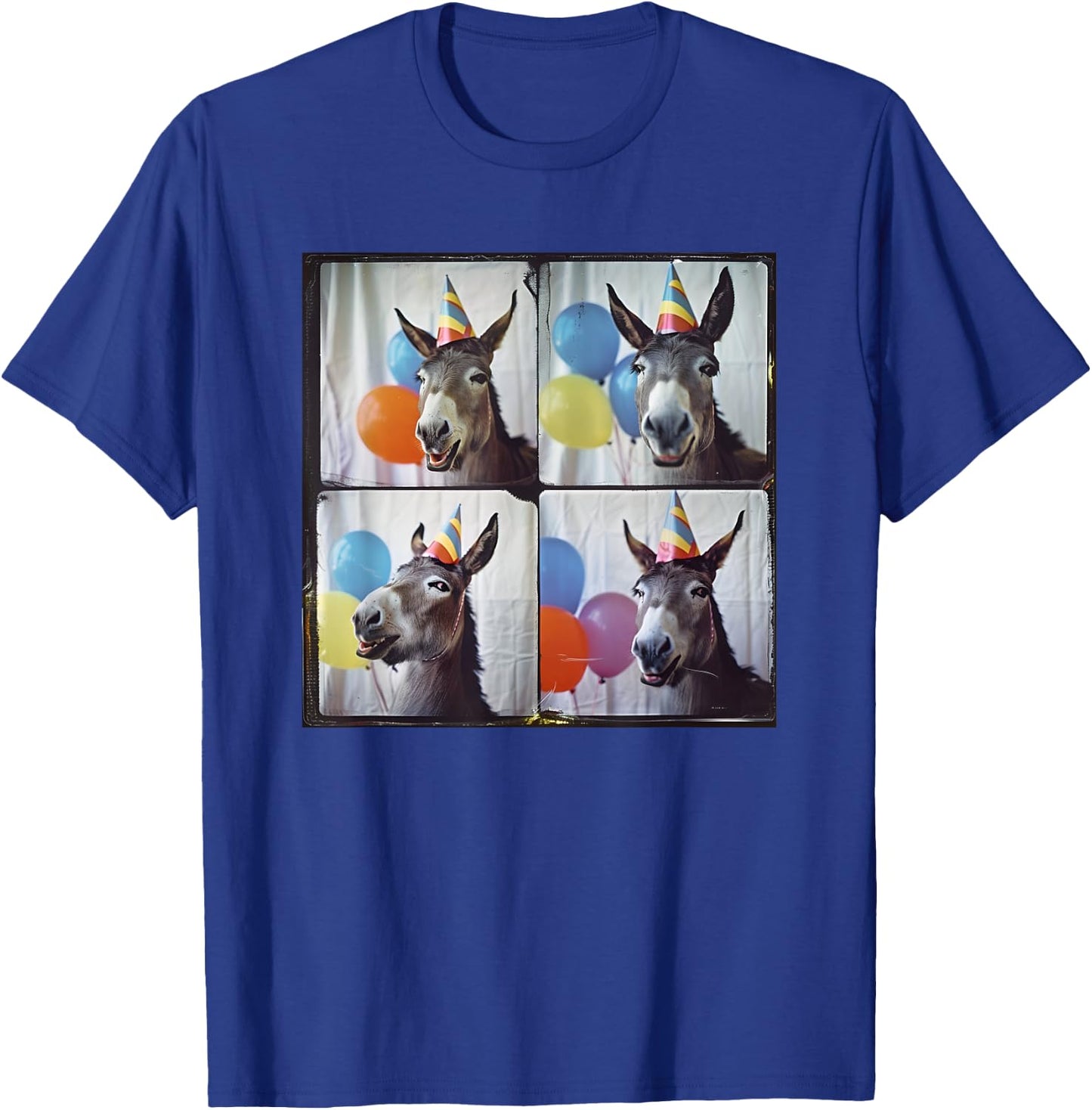 Donkey Lover Men Women Kids Farm Animal Birthday T-Shirt - T-Shirt | Royal