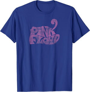Black Pink Floyd Vintage : Classic Fit, Round Neck, Adult, Short Sleeve, Casual T-Shirt - T-Shirt | Royal