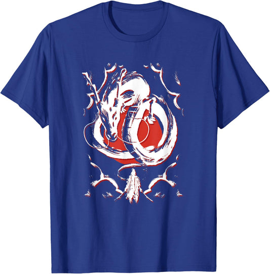 Traditional Japanese Dragon Art Japan T-Shirt - T-Shirt | Royal