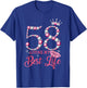 Living My Best Life 58 Years Old 58th Birthday Queen Women T-Shirt - T-Shirt | Royal