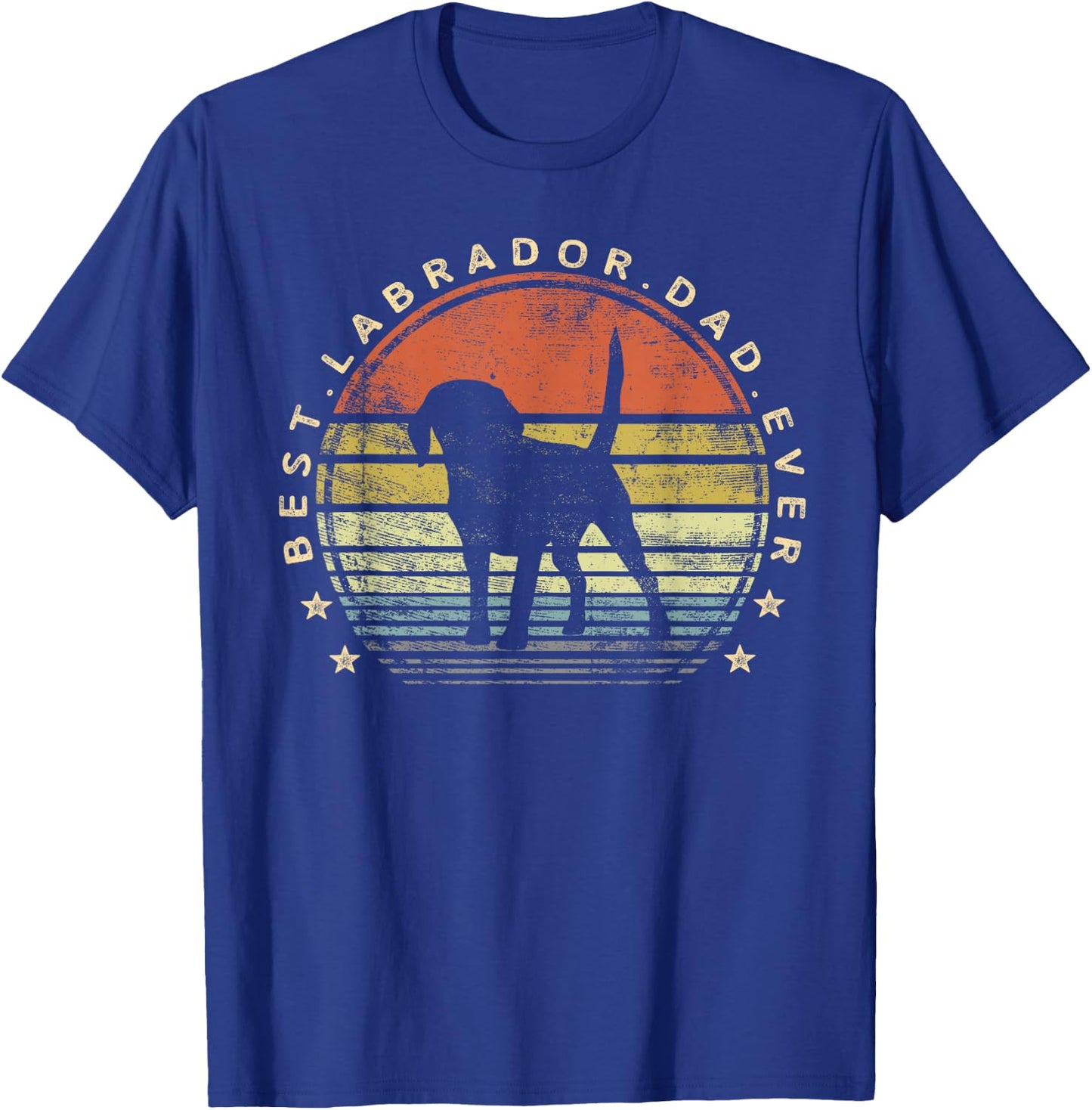 Best Labrador Dad Ever Daddy Gifts Lab Dog Lover Owner T-Shirt - T-Shirt | Royal