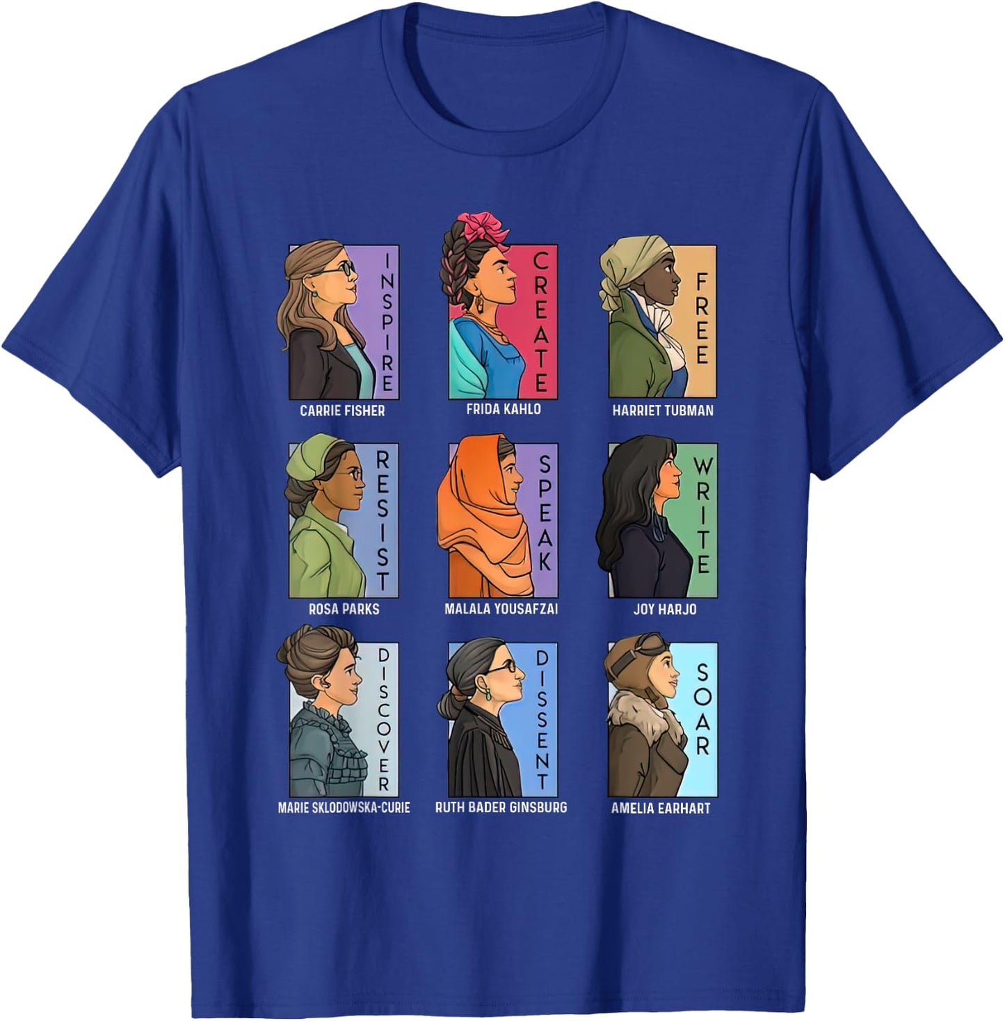 She Series Real Women Feminist Lovers Women's , black T-Shirt - T-Shirt | Royal