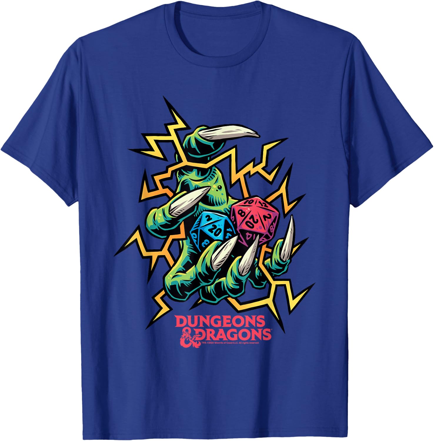 Dragon Claws Dungeons and Dragons , Black, S T-Shirt - T-Shirt | Royal