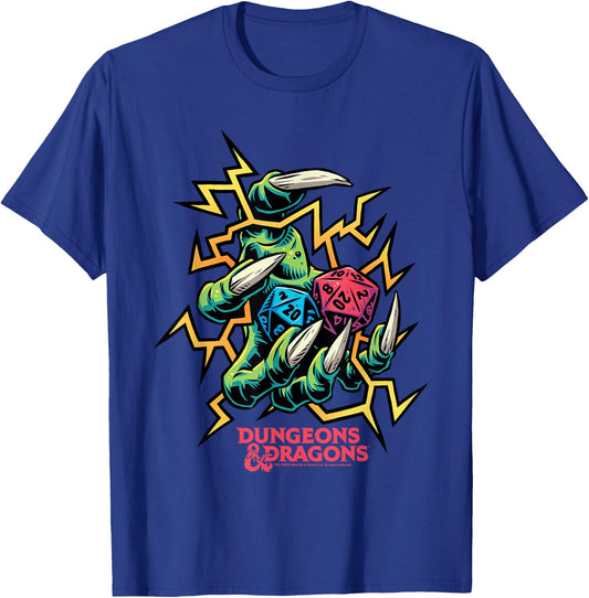 Dragon Claws Dungeons and Dragons , Black, S T-Shirt - T-Shirt | Royal