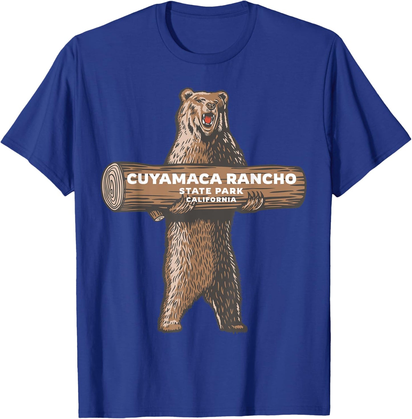 Cuyamaca Rancho State Park California CA Bear Souvenir T-Shirt - T-Shirt | Royal