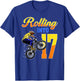 I'm 17 Rolling Into 17 Bmx Bike 17th Birthday Boy Party T-Shirt - T-Shirt | Royal