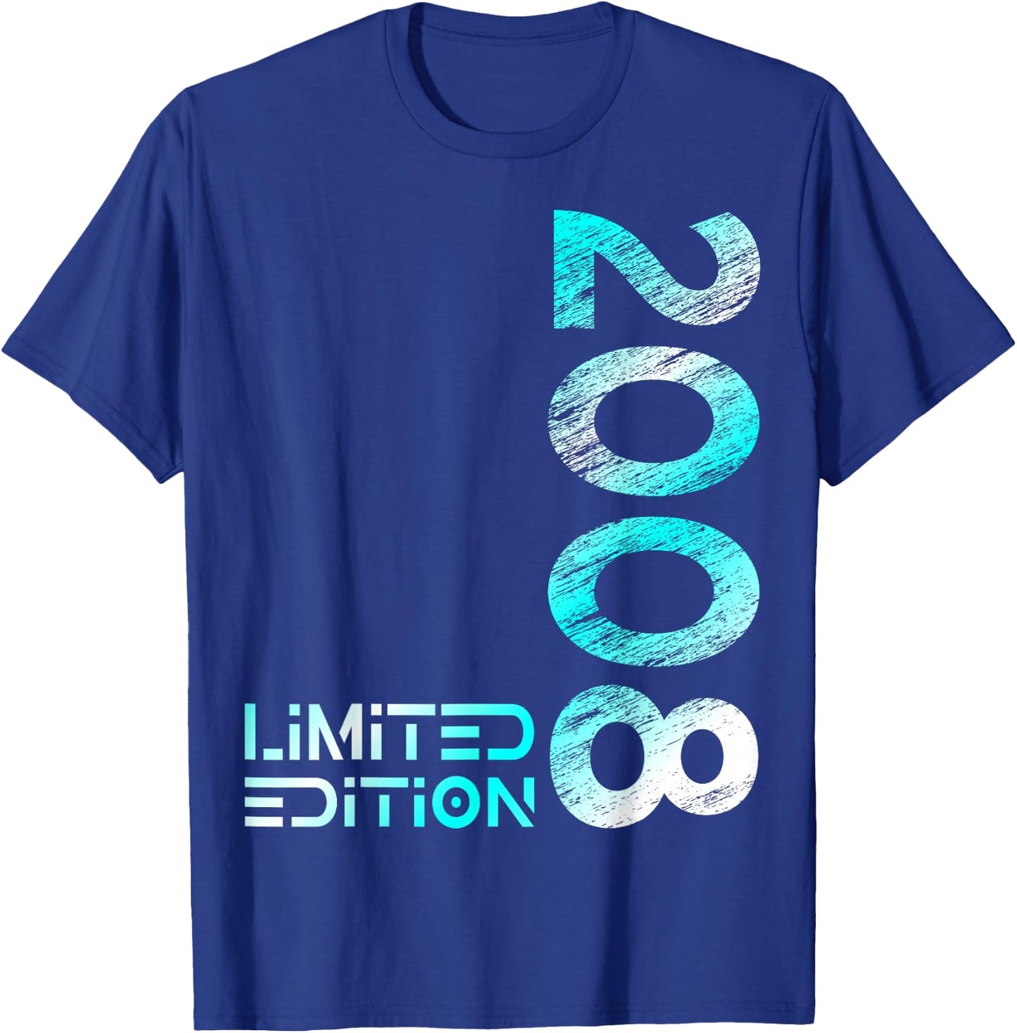 18. Geburtstag Limited Edition Jahrgang 2008 Junge Mädchen T-Shirt - T-Shirt | Royal