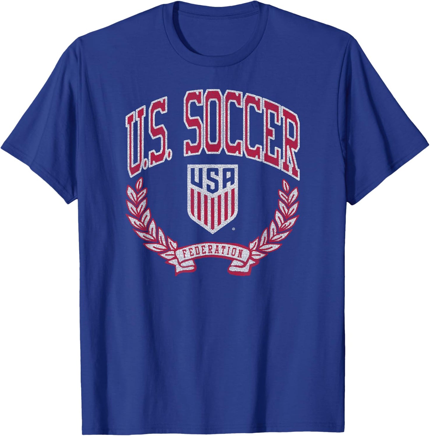 U.S. Soccer Vintage Victory Navy USMNT Officially Licensed T-Shirt - T-Shirt | Royal